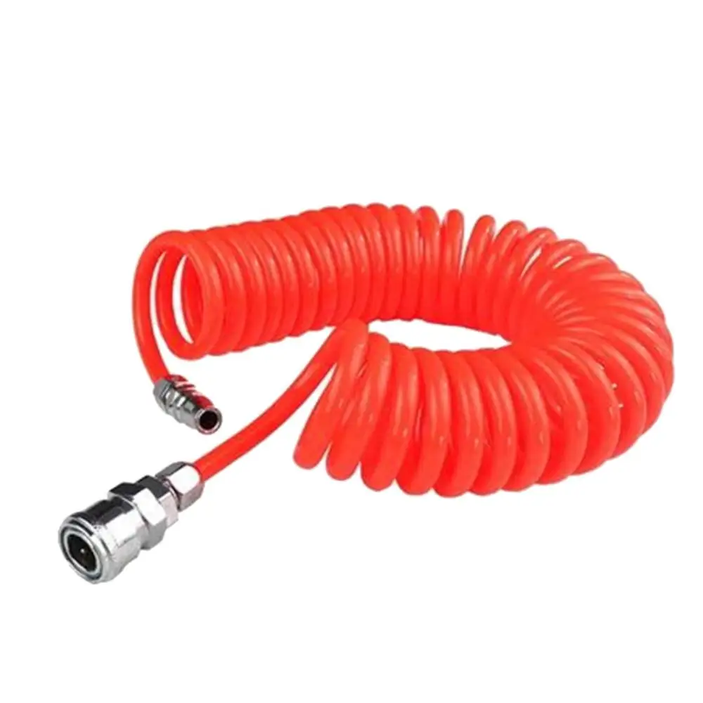 

80% Hot Sale 12M Air Compressor Pipe Hose Telescopic Spring Spiral Tube with Quick Connector