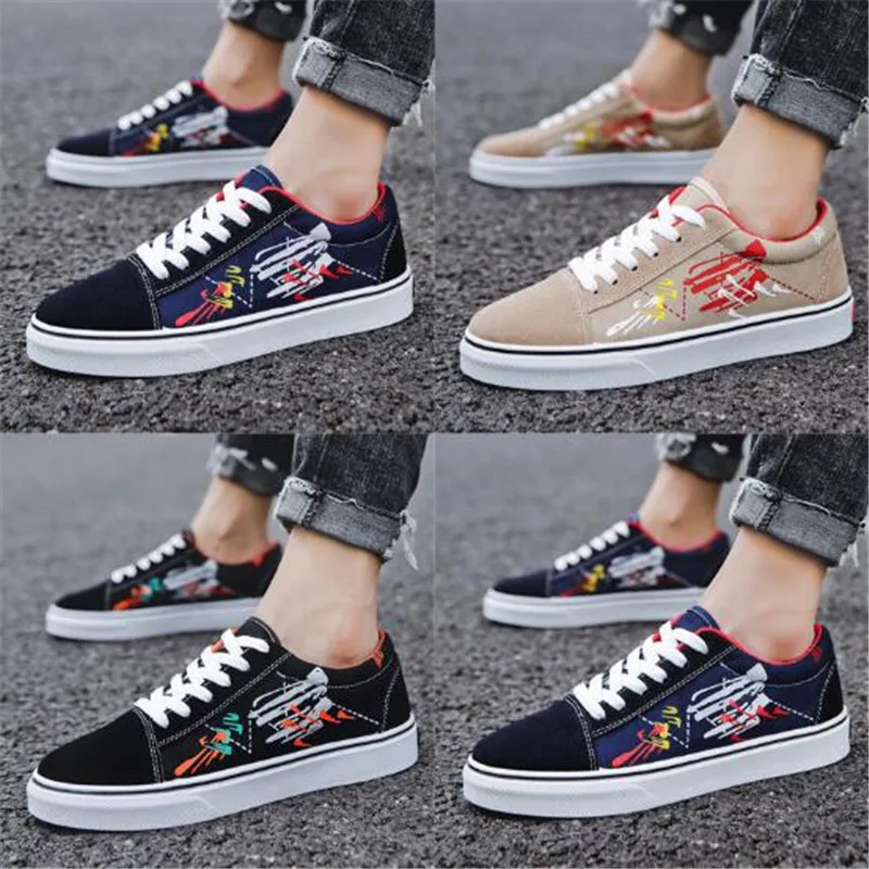 

New men's outdoor shoes fashion suede patchwork youth wild shoes non-slip wear-resistant casual shoes men's insoles designer