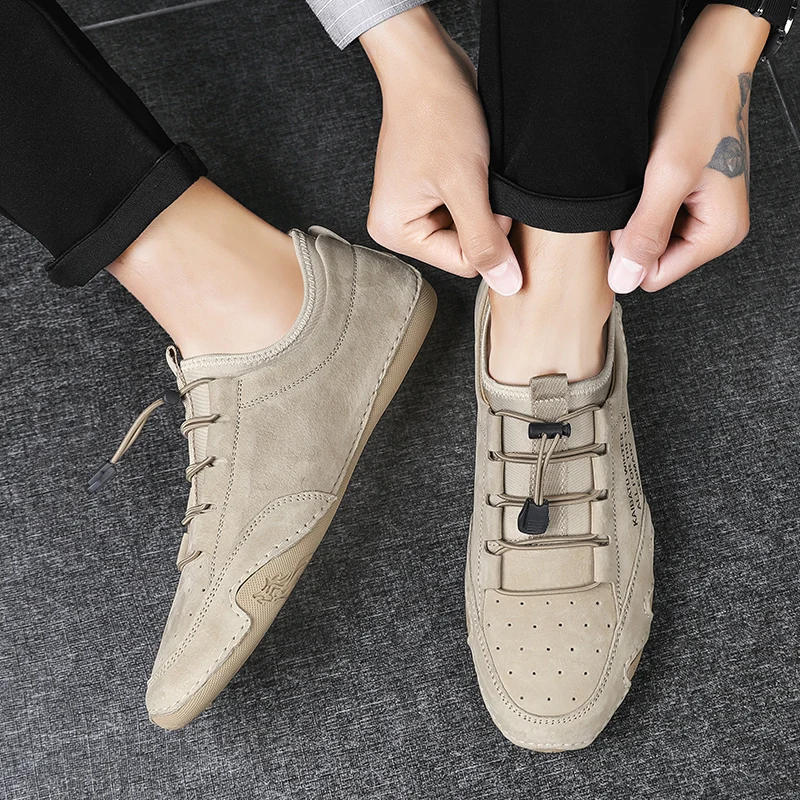 

Octopus Men Casual Shoes Genuine Leather Slip On Luxury Mens Loafers Fashion Sneakers Business Designer Shoes Big Size 47