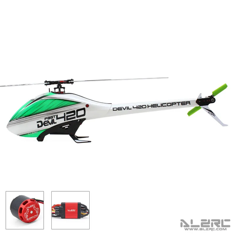

ALZRC Devil 420 FAST FBL 3D необычный Радиоуправляемый вертолет с дистанционным управлением 6 каналов самолет кв мотор 60 А ESC уличная игрушка