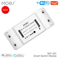 moes 16a diy wifi smart light switch universal breaker timer smart life app wireless remote control works with alexa google home