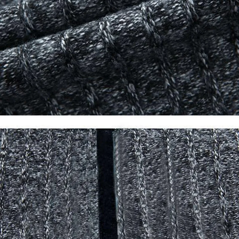 WENYUJH осенний зимний мужской шерстяной свитер, жилет на молнии без рукавов Вязанный жилет куртка теплый флисовый свитер размера плюс