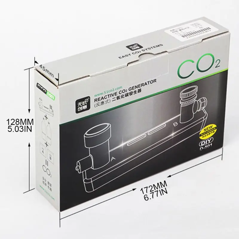 

DIY CO2 Diffuser D501 Generator Kit Planted Aquarium Aquatic Landscaping CO2 Diffuser