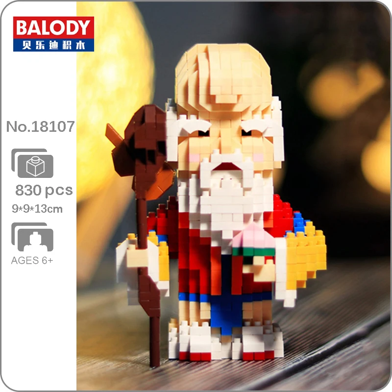 3D модель Balody 18107 Китай легенда Бог долголетия персик 830 шт. сделай сам