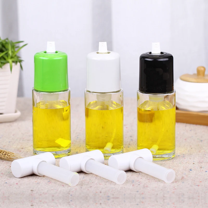 Стекло черный белый цвет Соусники инжектор масла барбекю выпечки спрей бутылка