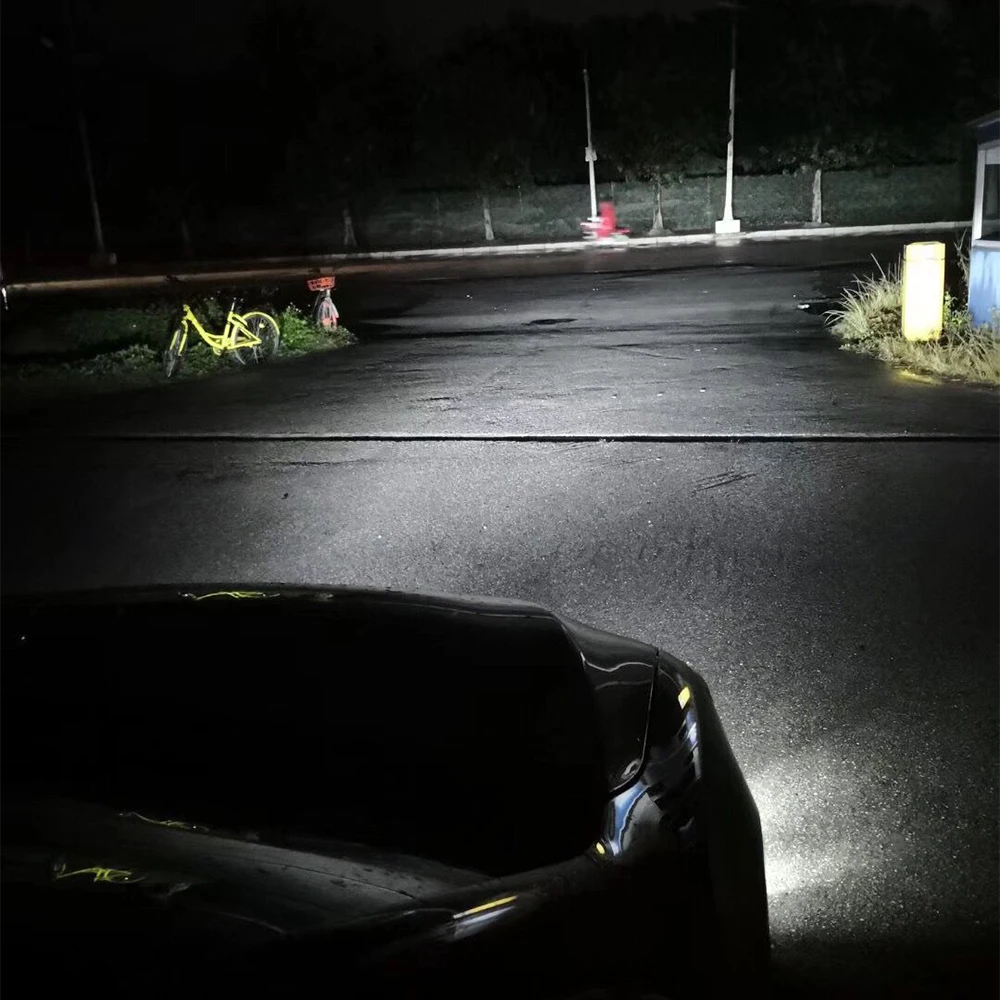 Cawanerl Стайлинг авто светодиодный светильник тумана дневного DRL Белый для Защитные