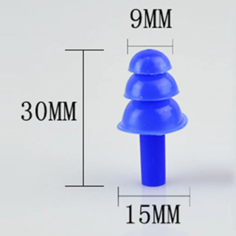 6pairs Protective Silicone Elastic Swimming Reusable Random Color Practical Waterproof Ergonomic Durable Ear Plug | Спорт и