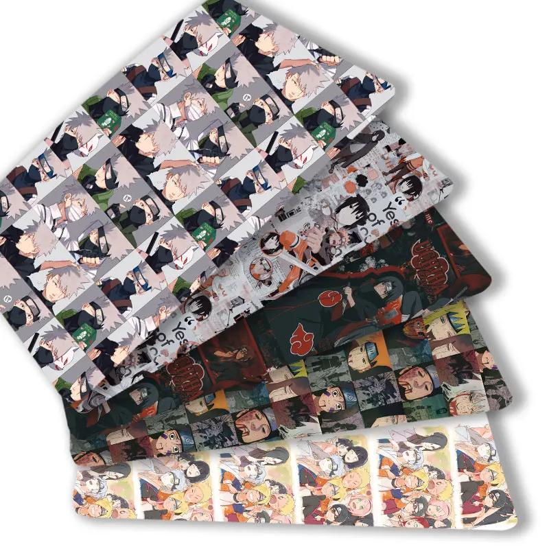 Полиэфирная хлопчатобумажная ткань дизайнерская для мультяшного аниме материал