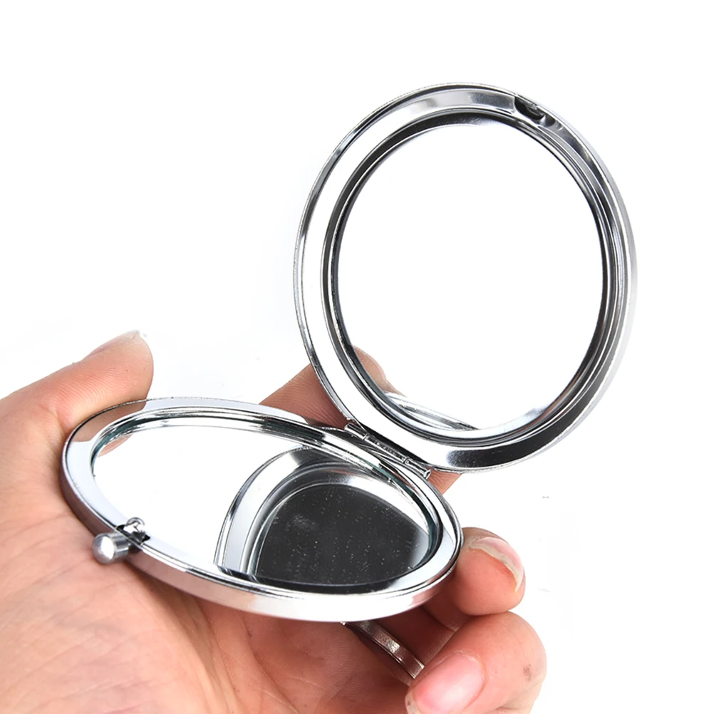 1PC Mini Crystal Fold Mirror for Women Girls Cosmetic Makeup Supplies Portable Pocket Mirrors with double faced Random | Красота и
