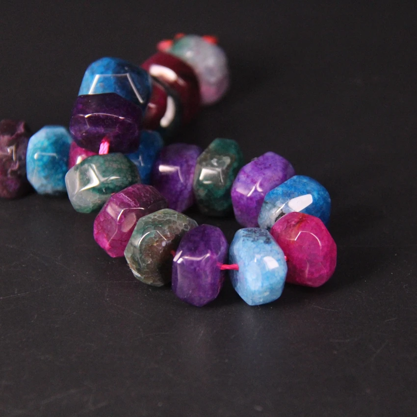 Ограненные Разноцветные Подвески из драгоценных камней ограненные