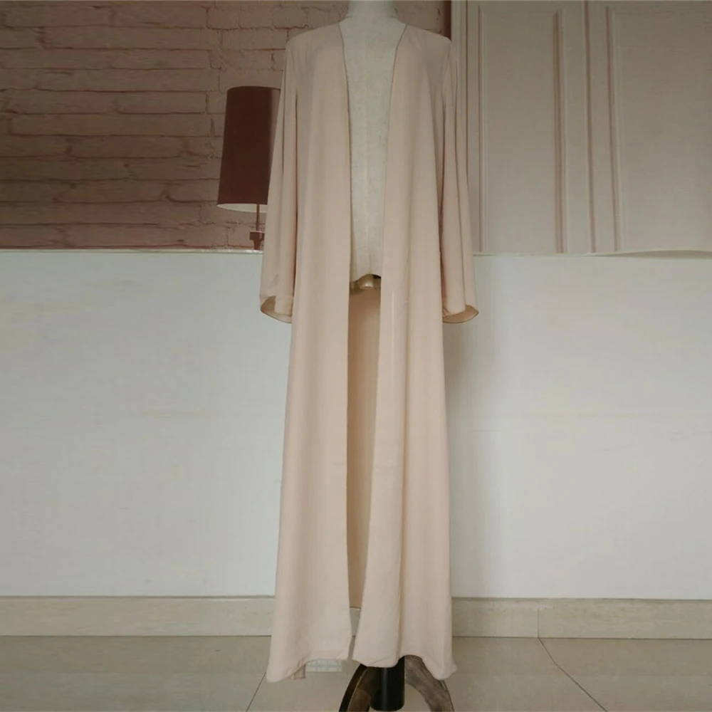 

Ramadan Eid Mubarak Chiffon Kaftan Dubai Abaya Kimono Muslim Cardigan Abayas For Women Pakistan Caftan Qatar Oman Islam Clothing