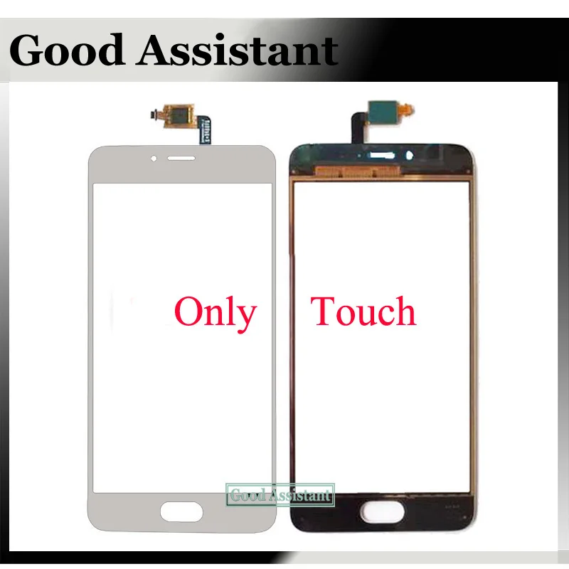 White Only Touch Белый/черный для 5," Meizu M5S/meilan 5S M612 M612H M612M ЖК-дисплей+ сенсорный дигитайзер в сборе с рамкой - Цвет: White Only Touch
