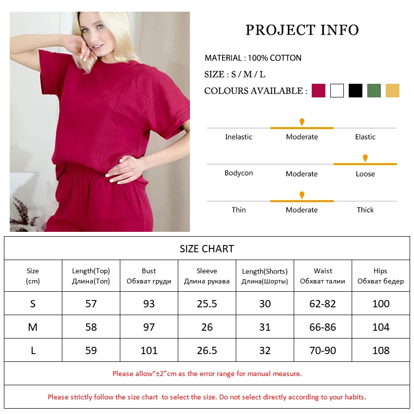 

HECHAN Solid Sleepwear Women 2 Piece Set Round Neck Short Sleeve Tops Cotton Shorts Pajamas Female Home Suit Sets Casual Pocket