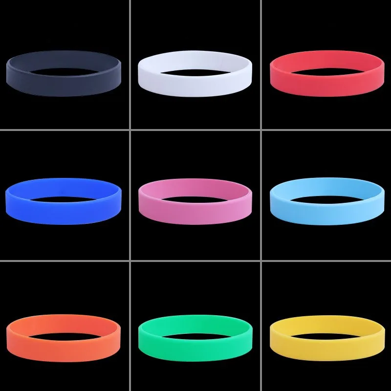 Силиконовый браслет спортивный силиконовый 10 цветов для взрослых детей размер