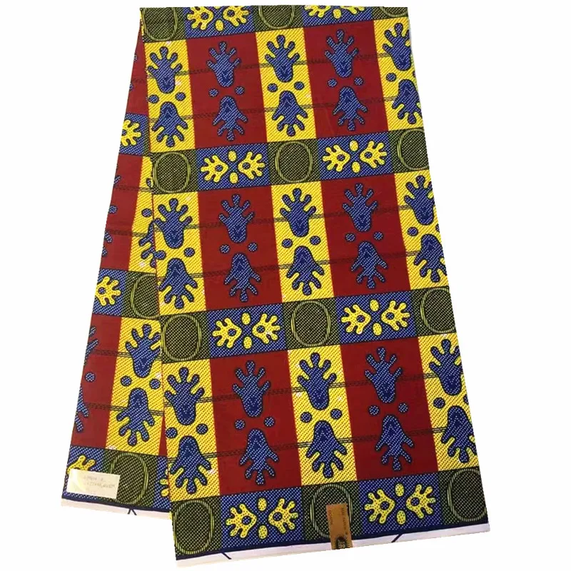 Высокое качество воск 6 ярдов африканская анкарская Ткань для шитья свадебная