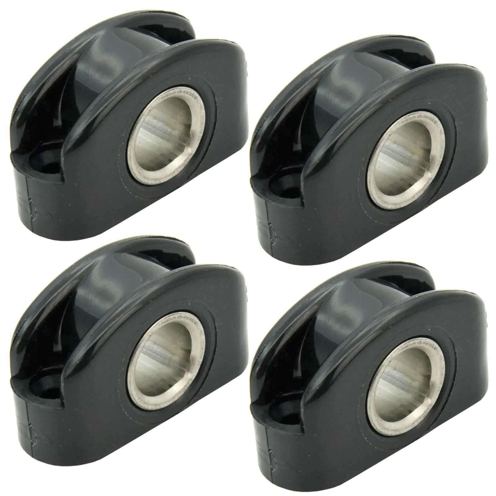 Морская Лодка Fairlead черный нейлон Bullseye 12 мм 1/2 &quotНержавеющая сталь ВСТАВКА |