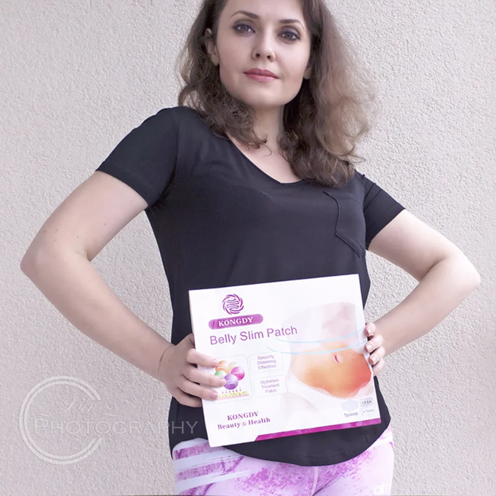 KONGDY 5 шт./кор. пластырь для похудения живота сжигания жира тонкие пластыри из 100