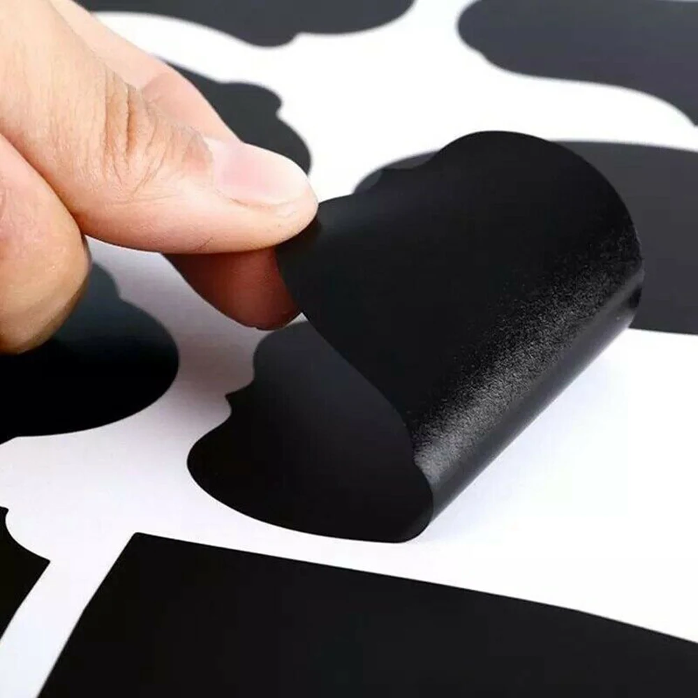 

90PCS Tags Chalkboard Label Blackboard Chalk Stickers Craft Label With Pen