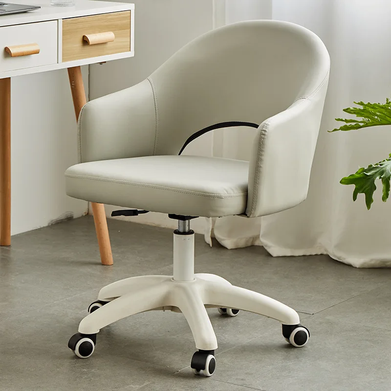

Swivel Chair Computer Comfort Online Celebrity Dressing Sofa Office Girl Leather Back Lift Home Stool Living Room Furniture