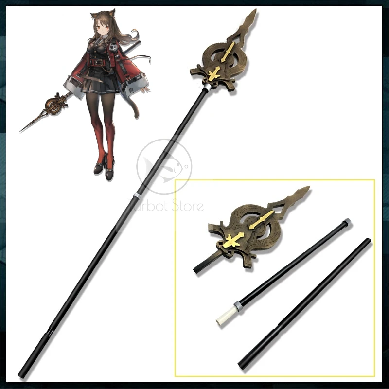 

Arknights Cosplay Skyfire Dry Warlock Staff Member of Weapons and Equipment To Customize The Game