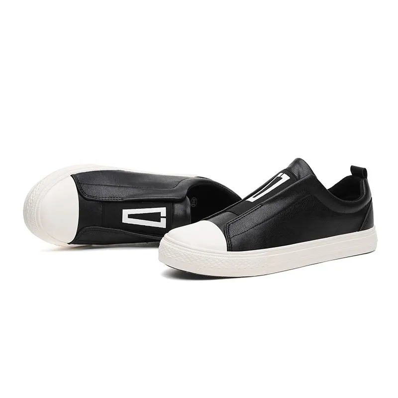 

Men's Brand Fashion Sports Shoes High Quality Soft Leather Shoes Men's Leisure Shoes Black and White Men's Shoes K270 Shoes