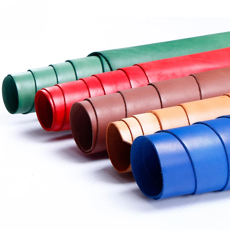 Красный цвет растительного дубления воловьей кожи материал ткань кусок