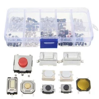 250 pcsbox kit mini push button switch waterproof car remote control tablet micro key touch tactile push button component