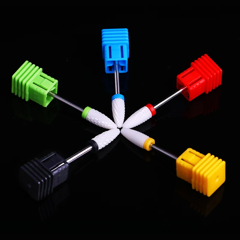 Керамические фрезы для ногтей 1 шт. 2 35 мм Шлифовальная головка удаления полировки