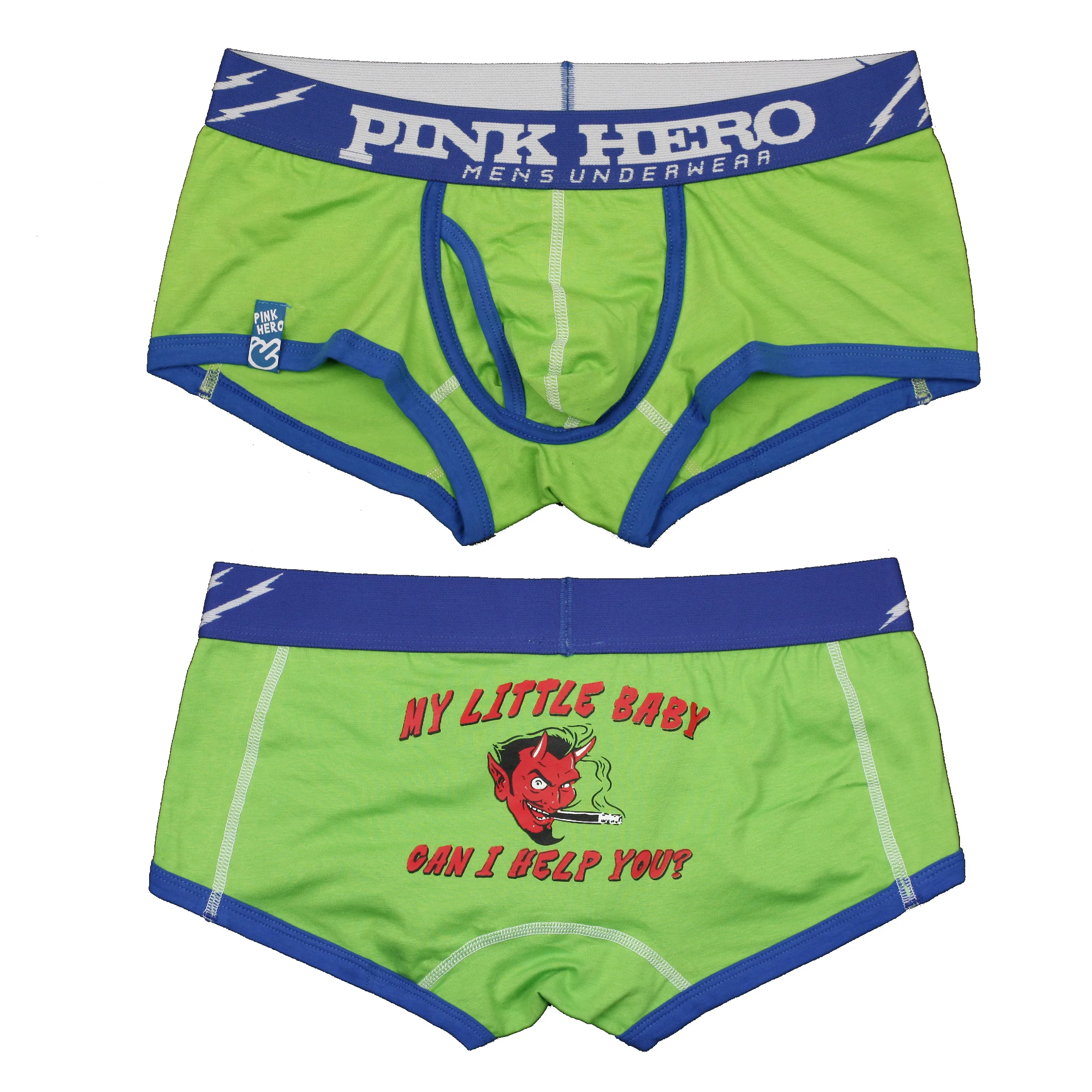 Трусы-боксеры мужские с принтом хлопковое нижнее белье героев дышащие U-bag шорты