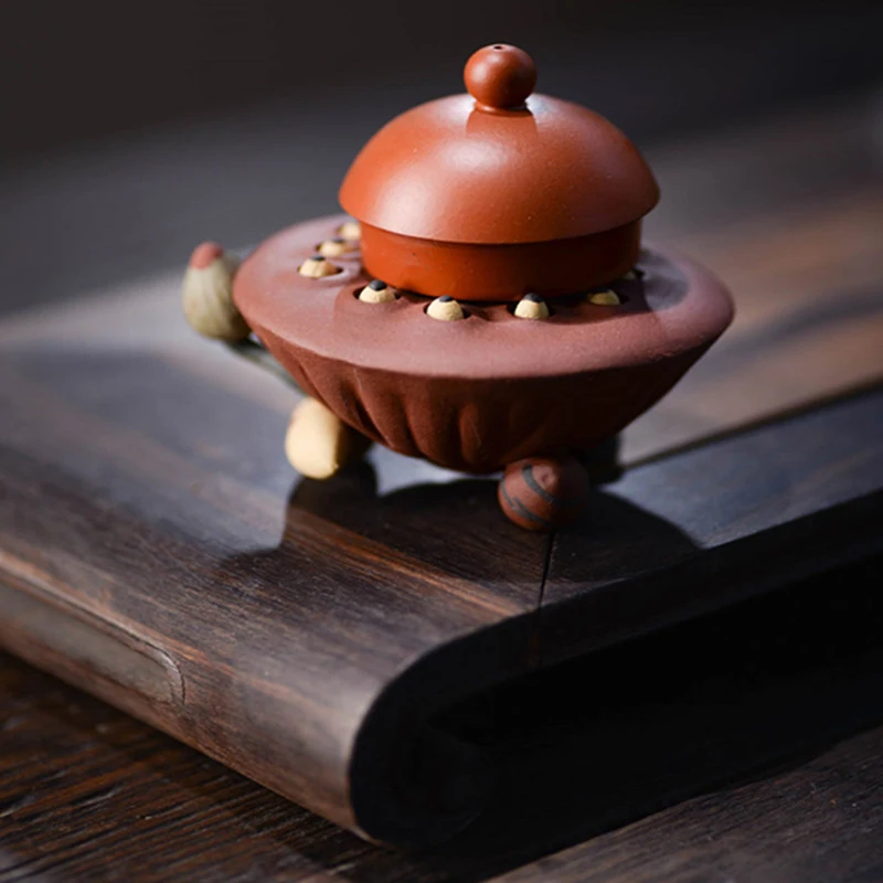 Yixing фиолетовый чай с песком Домашние животные ручной работы семена лотоса