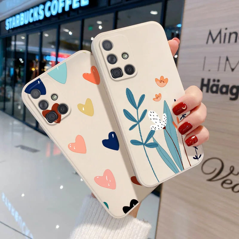 Case For Samsung A51 A71 A32 A52 A13 A21S Cover Samsung Galaxy S21 S22 S23 Ultra S20 Plus A53 Coque A52S S21 S20 FE Etui Funda