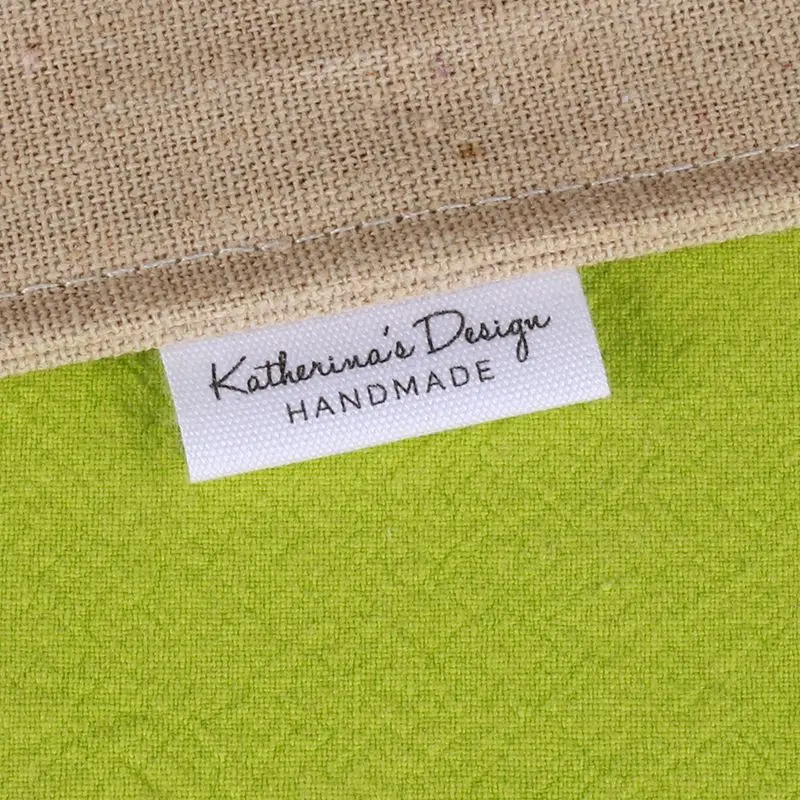 

Custom Clothing Labels, Sew In Folded, Bespoke Printed Tags, For Handmade Items, Logo, Lingerie Soft Feel(MD1165)