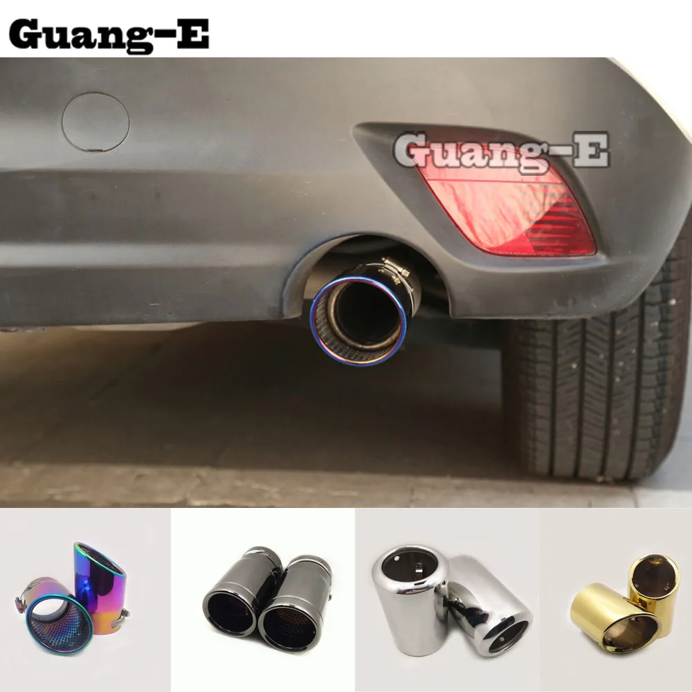 Автомобильный глушитель задняя часть трубы выхлопной наконечник задний