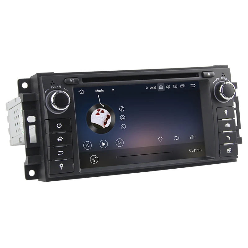 IPS 6 2 &quotAndroid 10 0 Octa Core радио автомобиль DVD плеер GPS навигации для JEEP свобода патриота