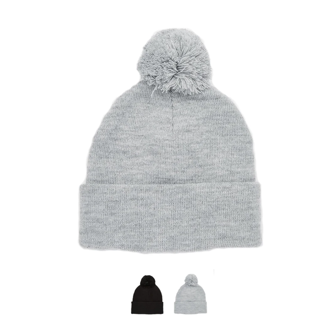 Женские и мужские повседневные вязаные теплые шапки зимние с рисунком в виде