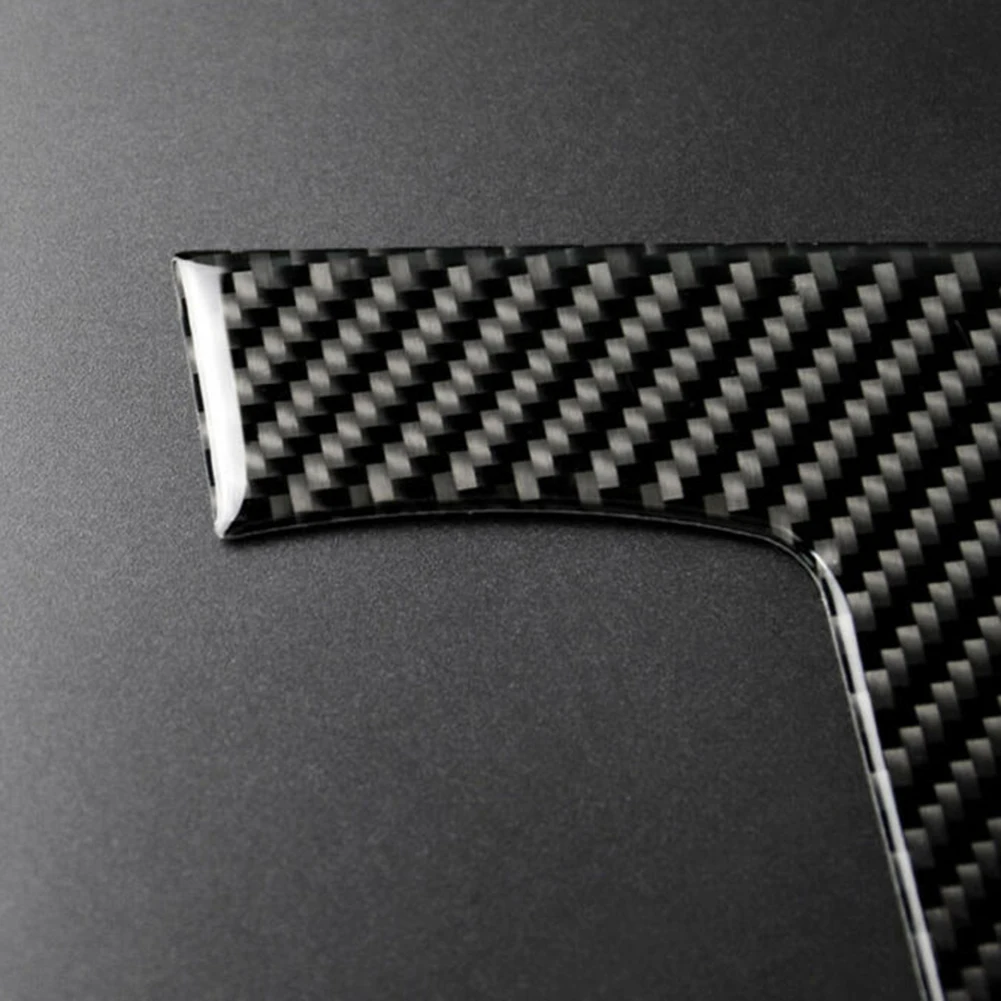 

For BMW Decoration Trim Trim Cover CD Control Panel Carbon Fiber For BMW E90 E92 E93 2005-12