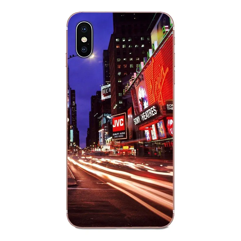 Такси New York City Times Square для LG G3 G4 G5 G6 G7 K4 K7 K8 K10 K40 K50 Q6 Q60 V10 V20 V30 V40 Nexus 5 5X 2017|Бамперы| |