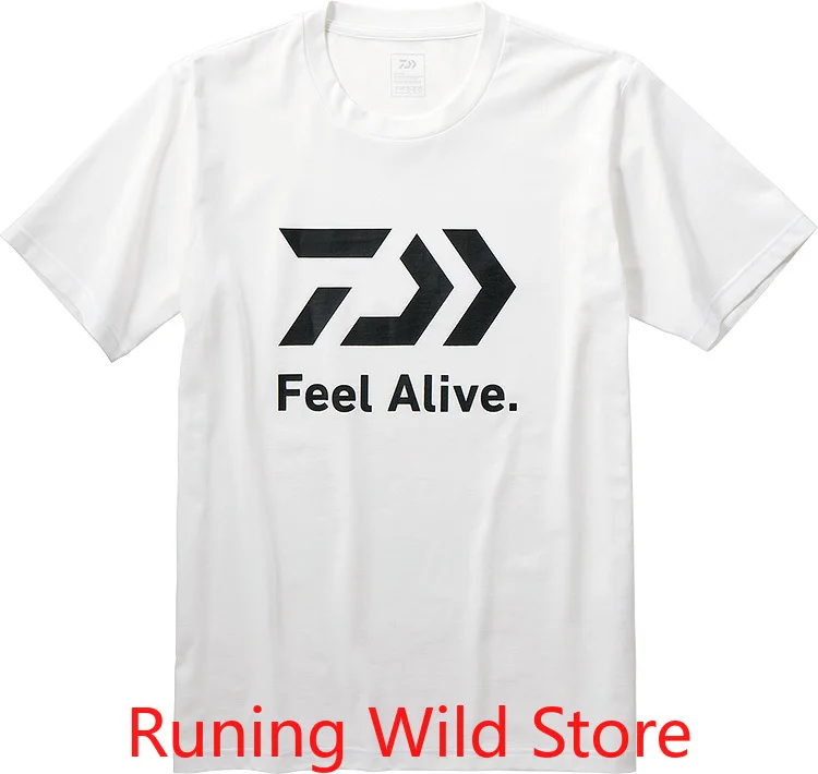 Новинка футболка для рыбалки DAWA быстросохнущая дышащая одежда с принтом