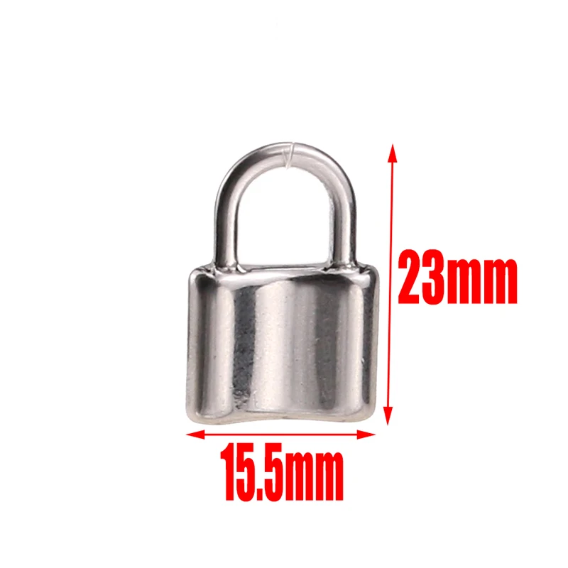 Ожерелье с подвеской висячий замок из нержавеющей стали 5 шт./лот|Шармы| |