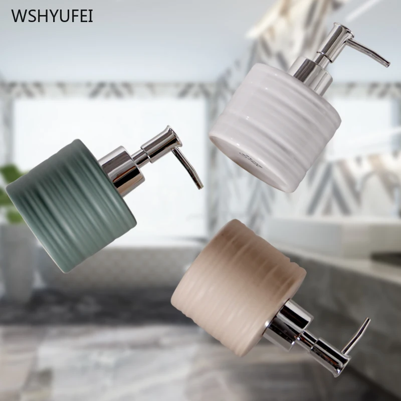 Керамическая эмульсия Серебряная пресс головка портативный диспенсер для мыла