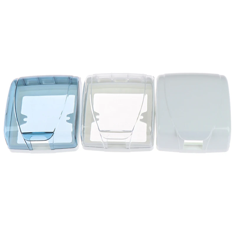 Новый 86 Тип пластиковый настенный выключатель водонепроницаемый чехол световая