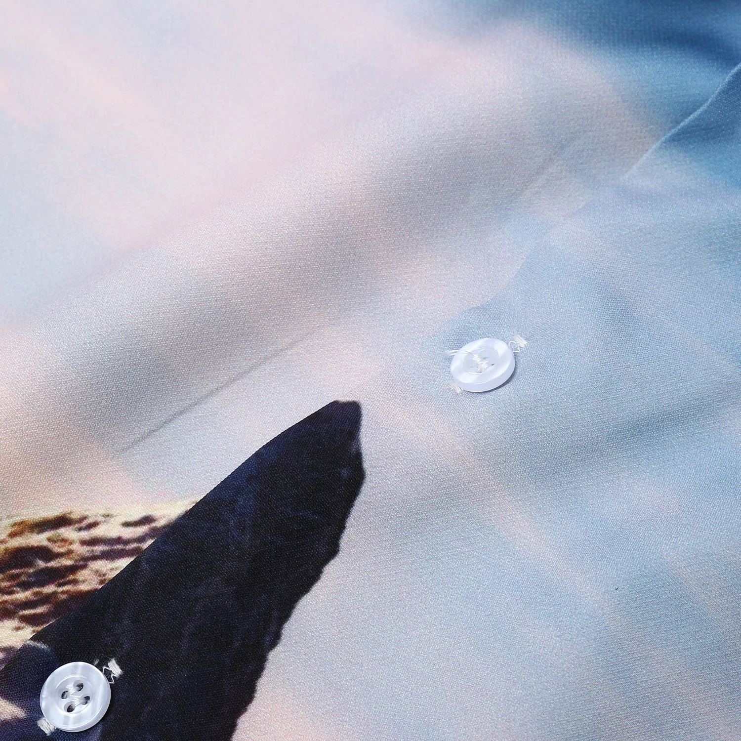 Светоотражающая модная мужская рубашка с коротким рукавом 3 м лето 2020 Гавайские