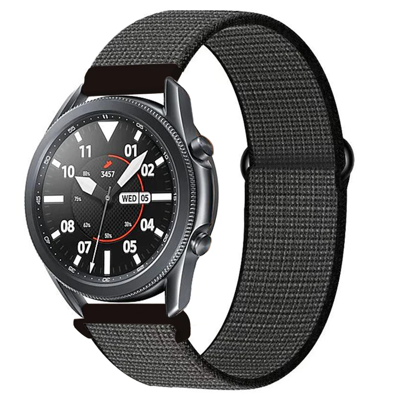 Gear s3 Frontier ремешок для Samsung galaxy watch 46 мм 42 active 2 нейлон 22 часов huawei gt amazfit bip 20 44|Ремешки