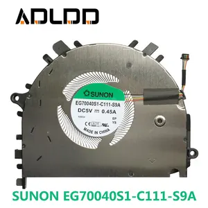 new laptop cpu cooling fan cooler notebook pc for sunon eg70040s1 c111 s9a dc5v 0 45a free global shipping