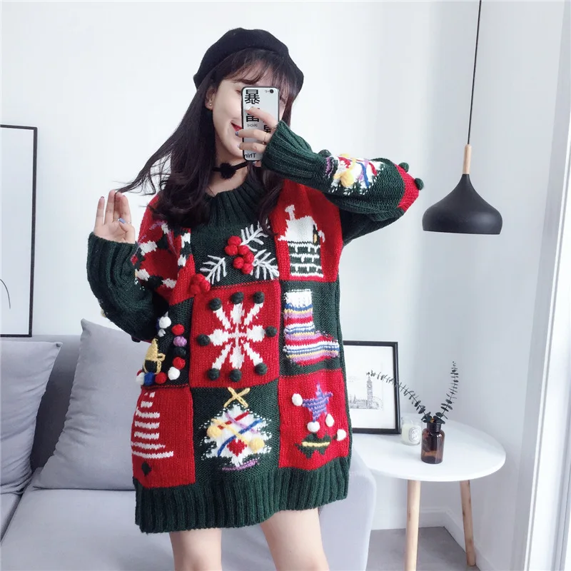 Хит продаж свитер модель 2018 года зимние сапоги с объемными шариками в виде