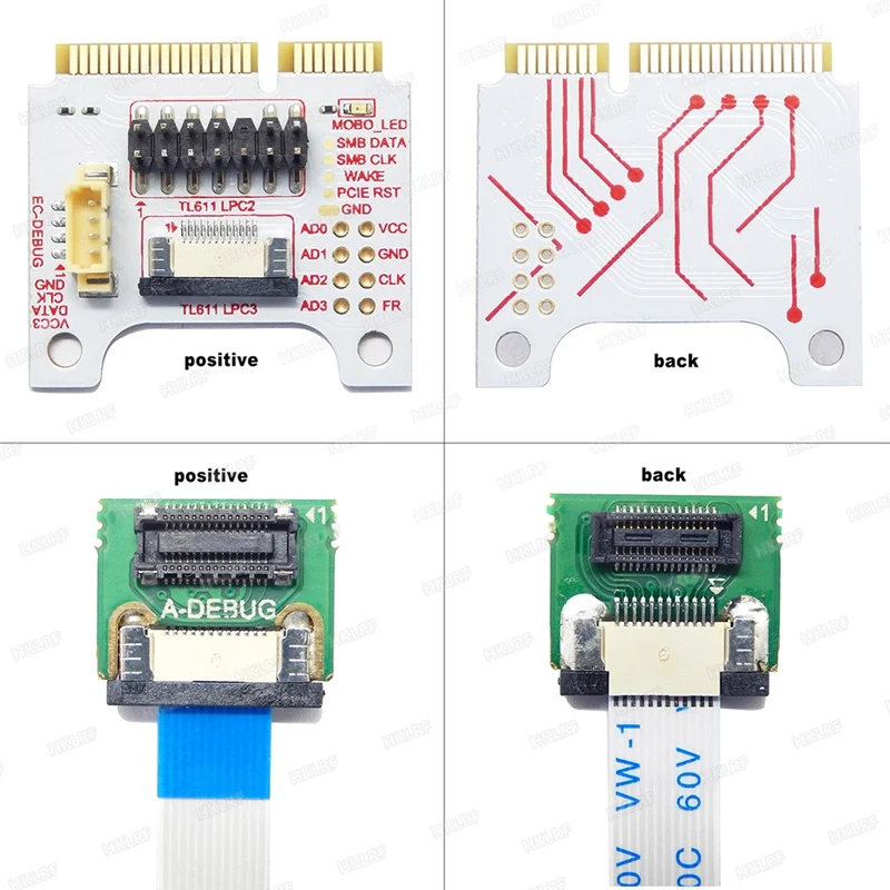 

TL611 Pro Diagnostics Card PCI PCI-E Mini PCI-E LPC Motherboard Tester Debug Cards Kit for Laptop Desktop