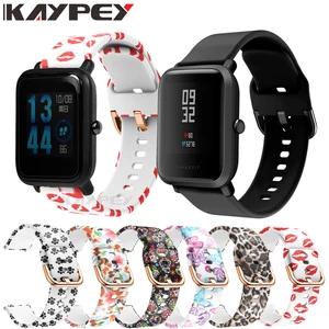 New Silicone Band For Xiaomi Amazfit Bip Strap Soft Rubber Belt for
Huami Amazfit bip Smartwatch Bracelet Watch Strap 20mm