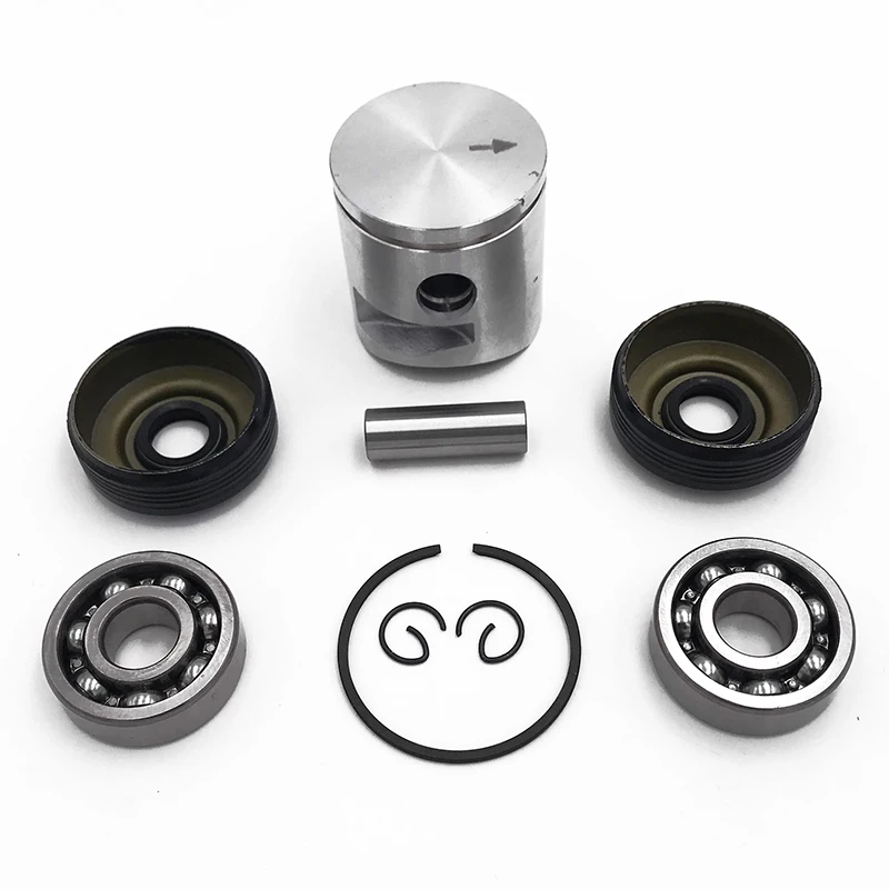 

Lawn Mower Brakes Bearings Oil Seals Piston Ring Pin Kit For Husqvarna 235 236 236E 240 240E Garden Power Tools