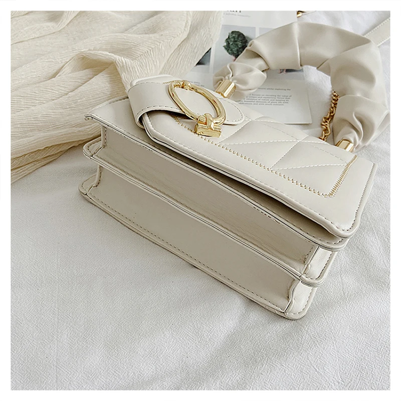 

Mini PU Leather Tote Bags For Women 2020 Luxury Simple Shoulder Handbags Female Crossbody Bag Chain Design Cross Body Bag Bolsos