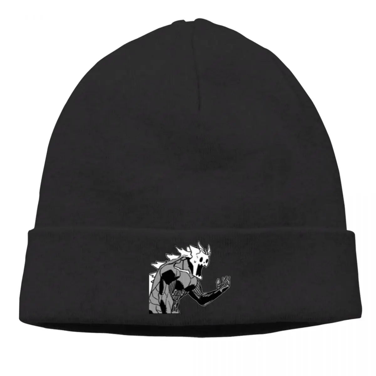 

Mouth Wide Open Bonnet Homme Winter Warm Knitted Hat Kaiju No. 8 Teenager Comics Skullies Beanies Caps Style Fabric Hats